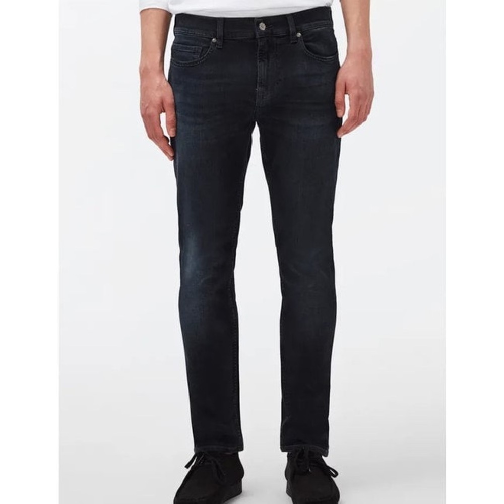 7 For All Mankind Paxtyn Strechts tek principle-Black Jeans, size 32 x 29